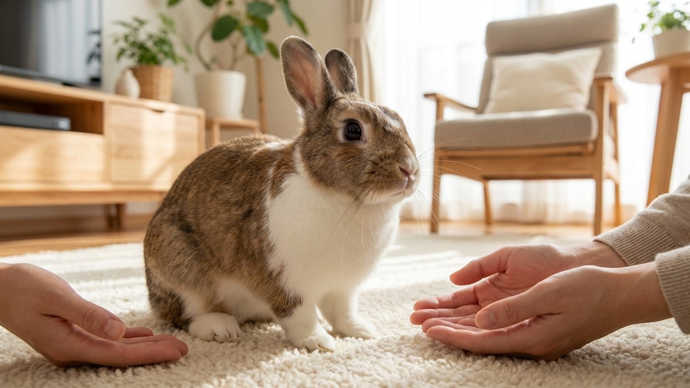 Pourquoi les vétérinaires comportementalistes déconseillent formellement ce geste affectueux avec les lapins