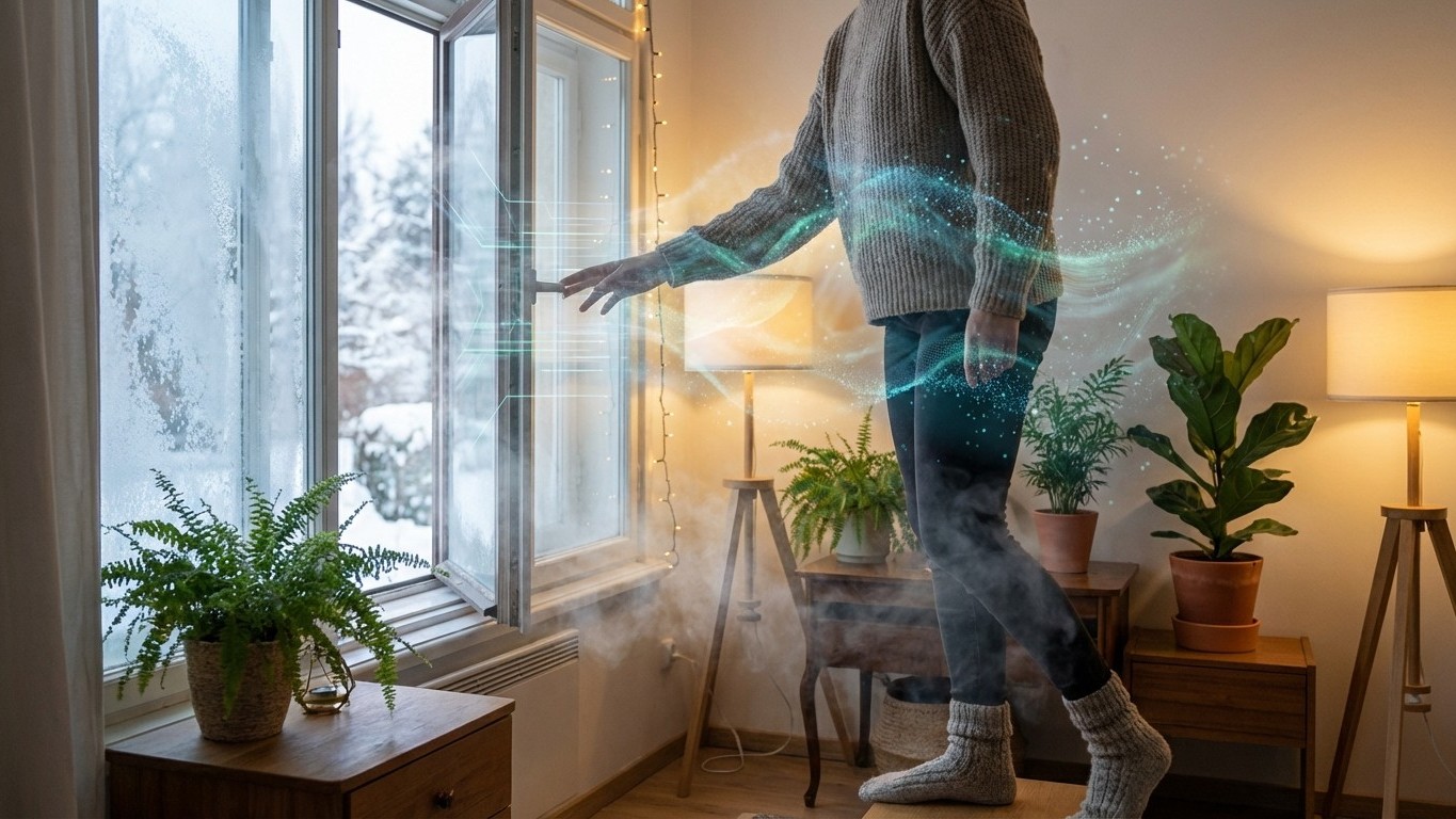 Faut-il vraiment aérer sa maison en hiver ? J’ai testé ce que disent les scientifiques sur la qualité de l’air (et les ris...