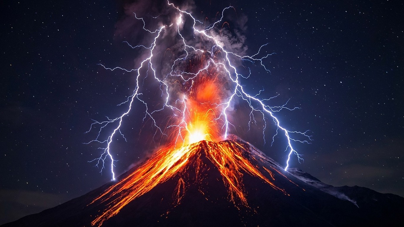 Ce phénomène électrique ne se produit que dans les volcans : les chercheurs viennent enfin de comprendre pourquoi