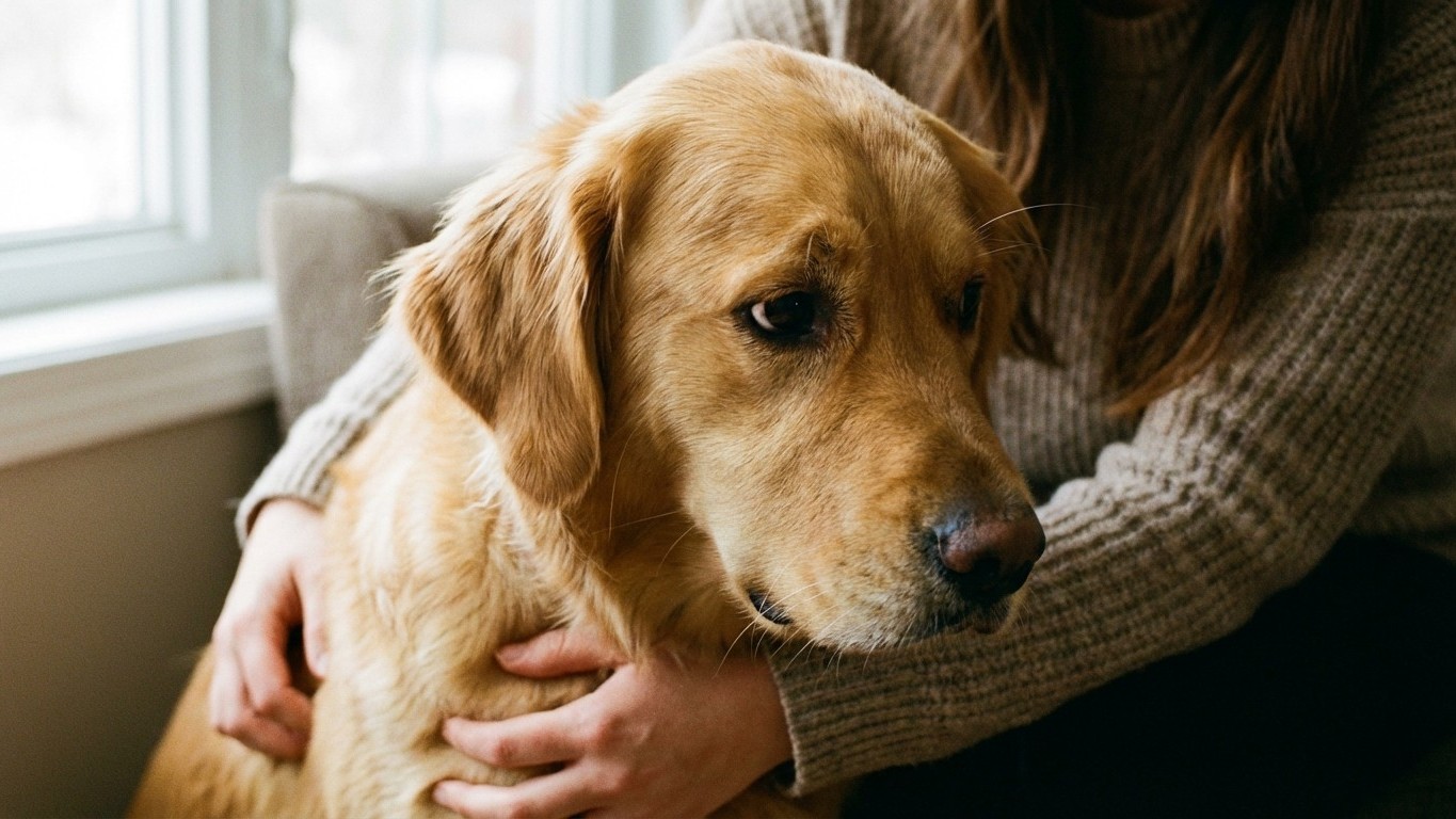 « Je câlinais mon chien » : ce geste affectueux le stresse réellement selon les vétérinaires — la science des câlins mal c...
