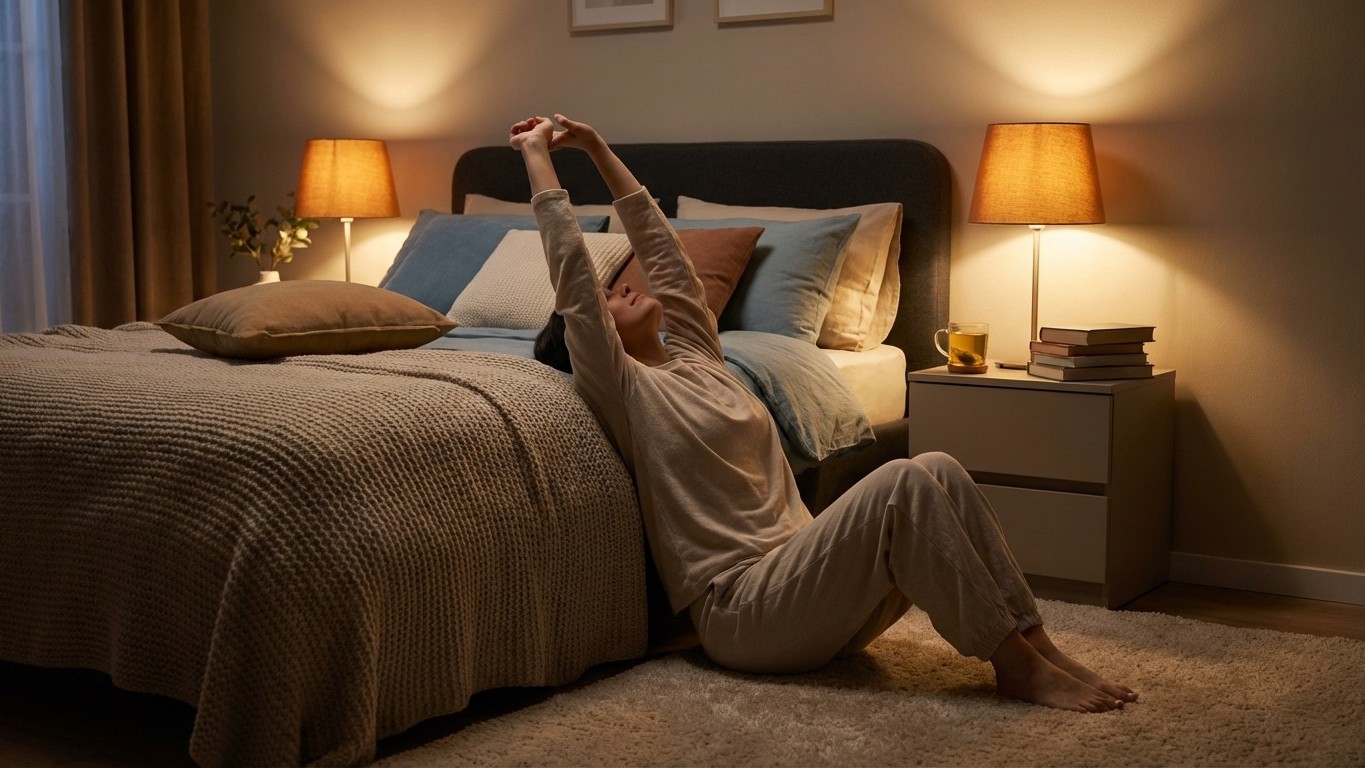 Ce geste du soir validé par les médecins : ma nouvelle routine express pour évacuer le stress et bien dormir