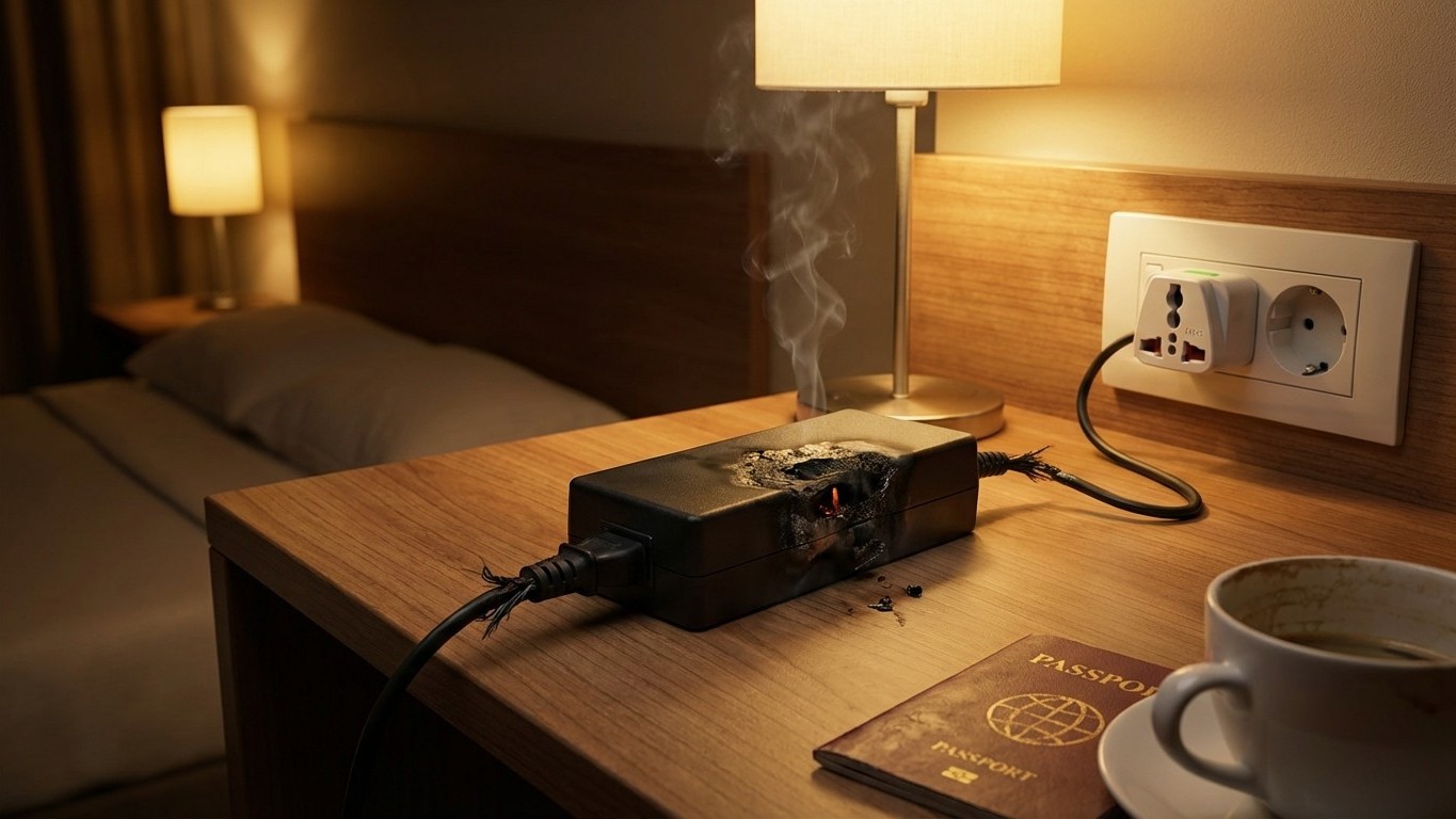 J'ai failli griller mon chargeur à l'étranger : ce que personne ne vous dit sur les prises électriques