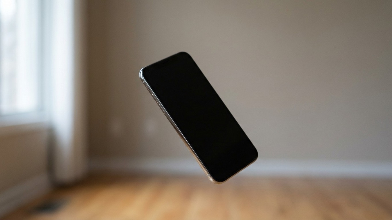 Ce n'est pas de la malchance : la physique explique enfin pourquoi votre smartphone tombe toujours côté écran