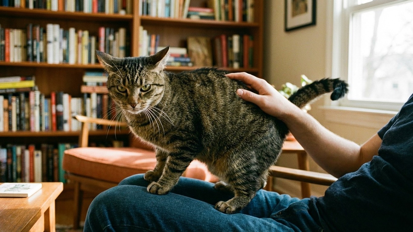 « Mon chat devenait agressif après 3 caresses » : les comportementalistes expliquent enfin ce réflexe que tous les proprié...