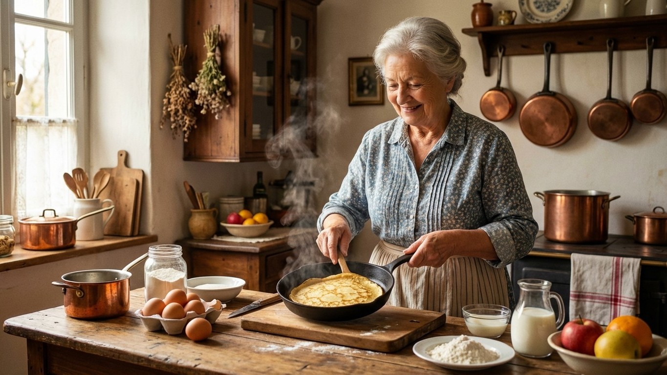 « Mes crêpes étaient plates depuis des années » : la technique oubliée des grands-mères pour des crêpes ultra-moelleuses à...