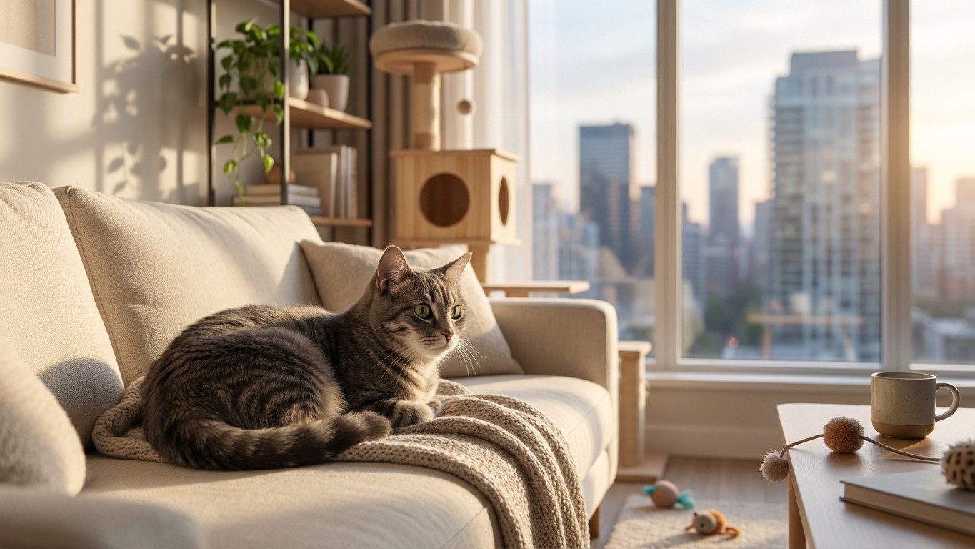 « Je pensais qu’il était juste paresseux » : ce que mon chat essayait de me dire sur son mal-être en appartement