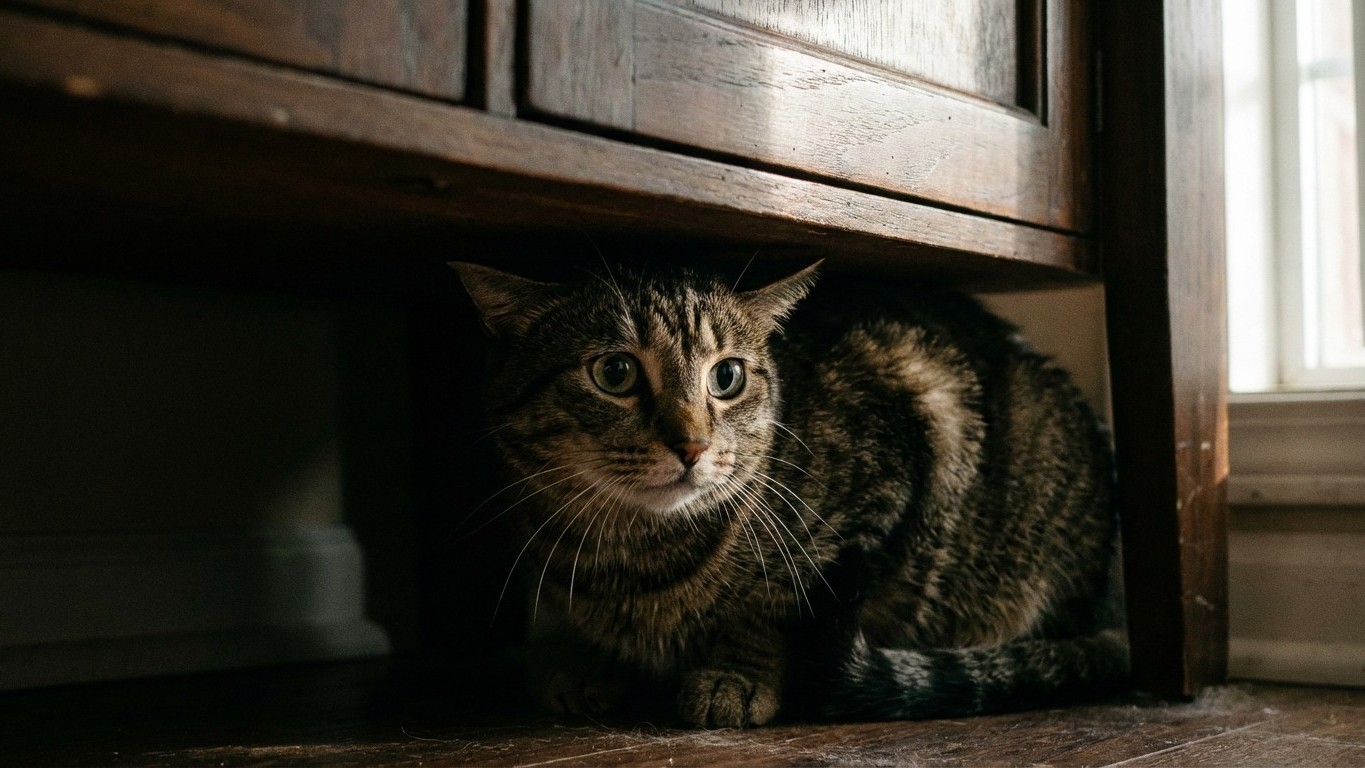 « Mon chat se cachait » : ce comportement méconnu révèle une urgence vétérinaire — les 3 signes que 9 propriétaires ignorent