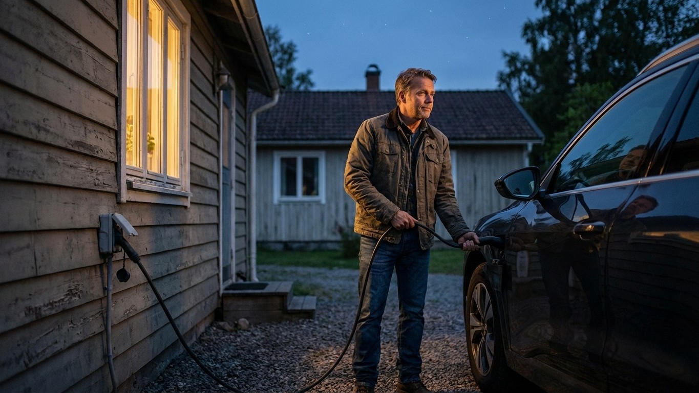 Privé de courant après la tempête : il a tenu 4 jours grâce à une fonction cachée de sa voiture