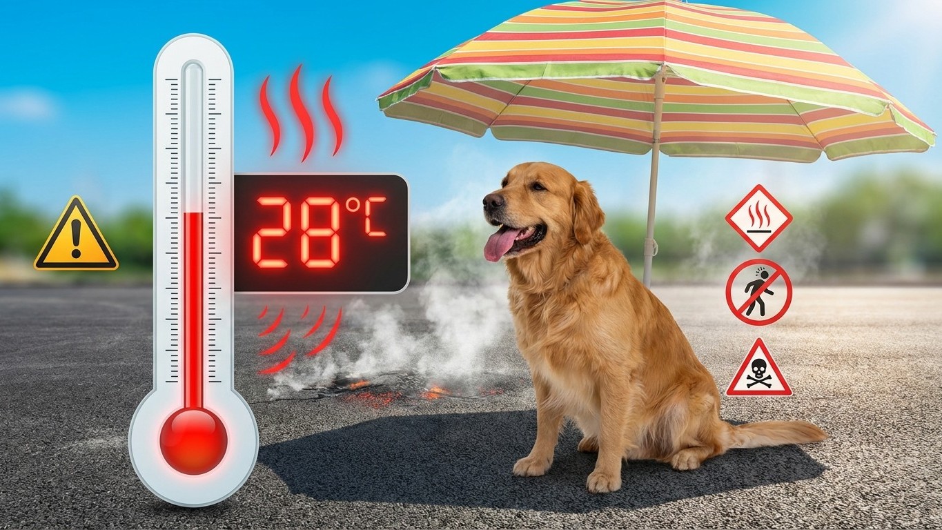 « Je ne savais pas que c'était si grave » : la température exacte où il devient dangereux de sortir votre chien