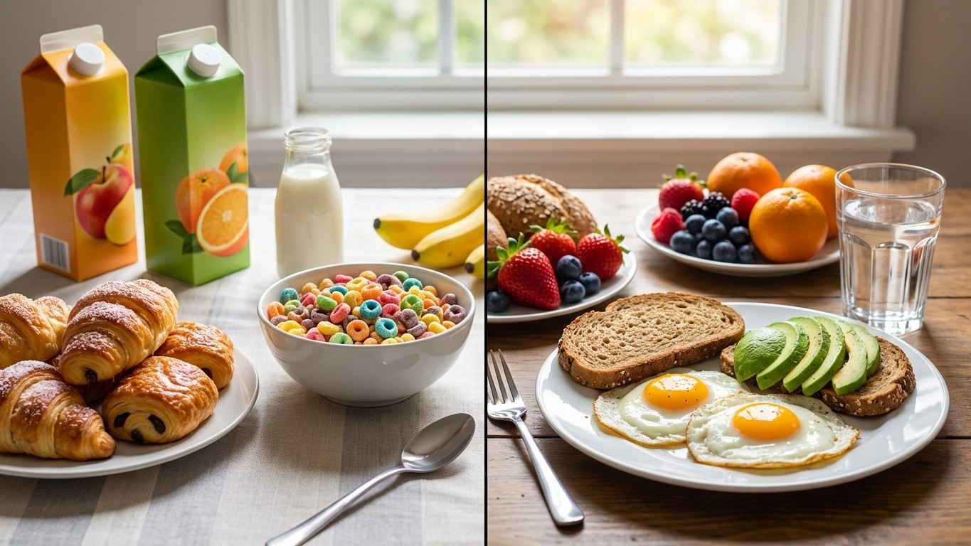 Ces 3 aliments du petit-déjeuner que les nutritionnistes évitent à tout prix : ils créent un pic de cortisol et sabotent v...
