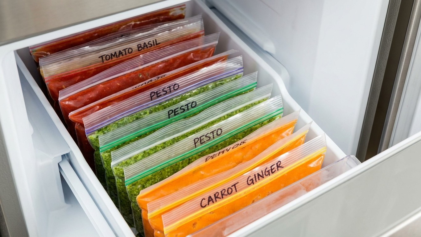 « Mon congélateur déborde » : cette astuce toute bête avec les sauces maison m'a fait gagner un étage entier