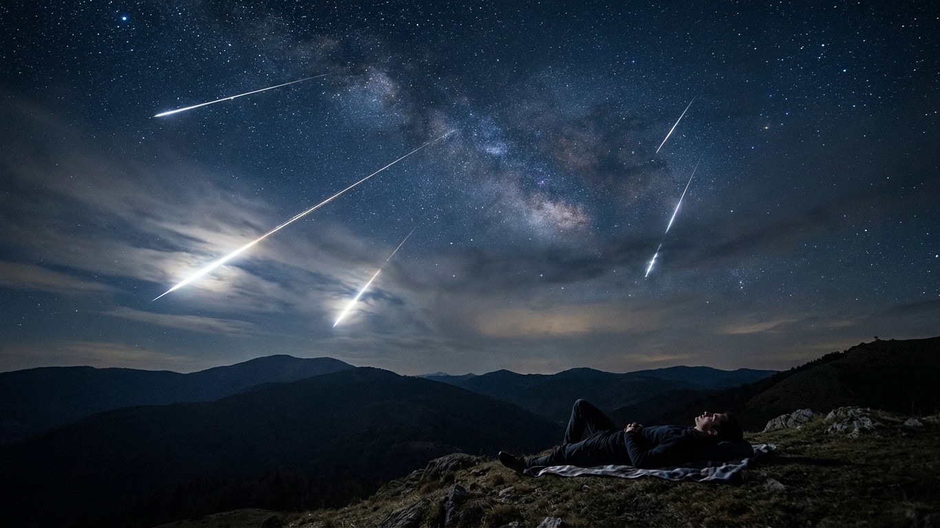 Pluie de météores : dates, pics et conseils pour voir des étoiles filantes