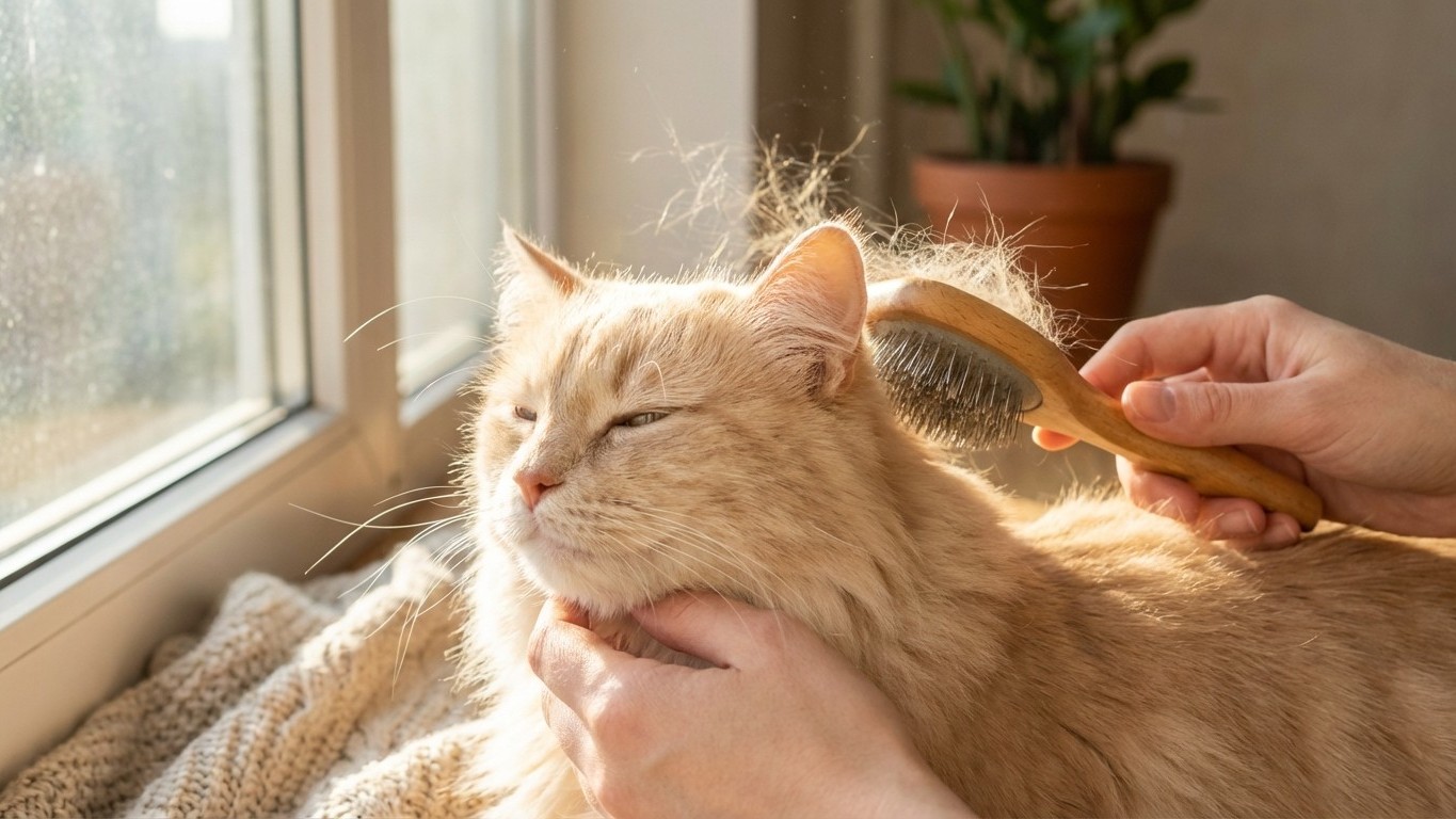 Pourquoi votre chat ou chien perd massivement ses poils en ce moment et les 3 gestes pour le soulager vraiment