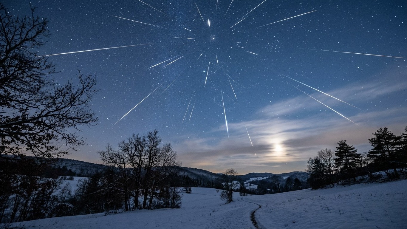 Géminides : date et heure du pic, taux d’étoiles filantes et visibilité