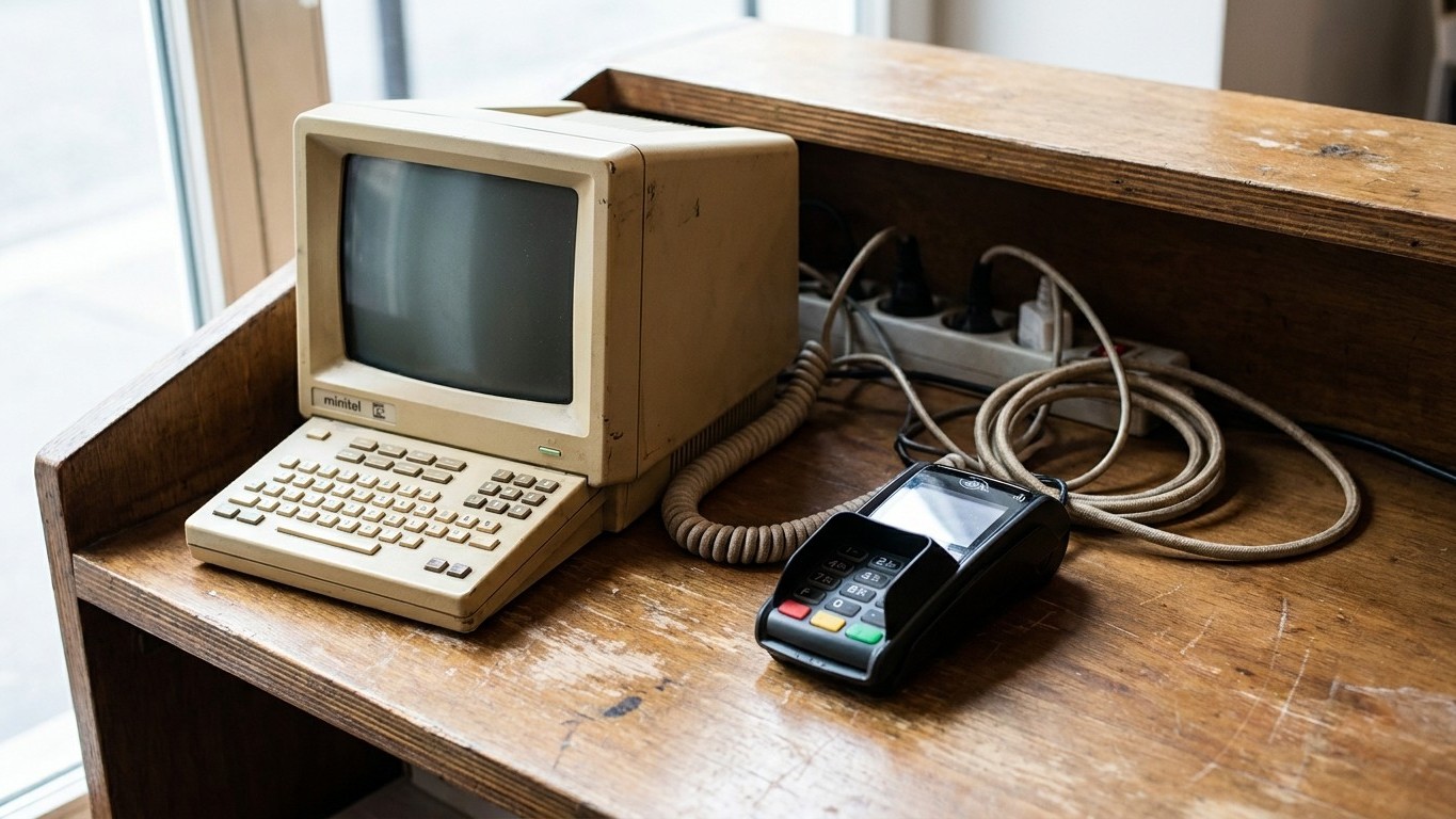 J'ai cru à une simple panne de mon terminal de paiement, jusqu'à ce que je comprenne ce que la fin du Minitel avait coupé ...