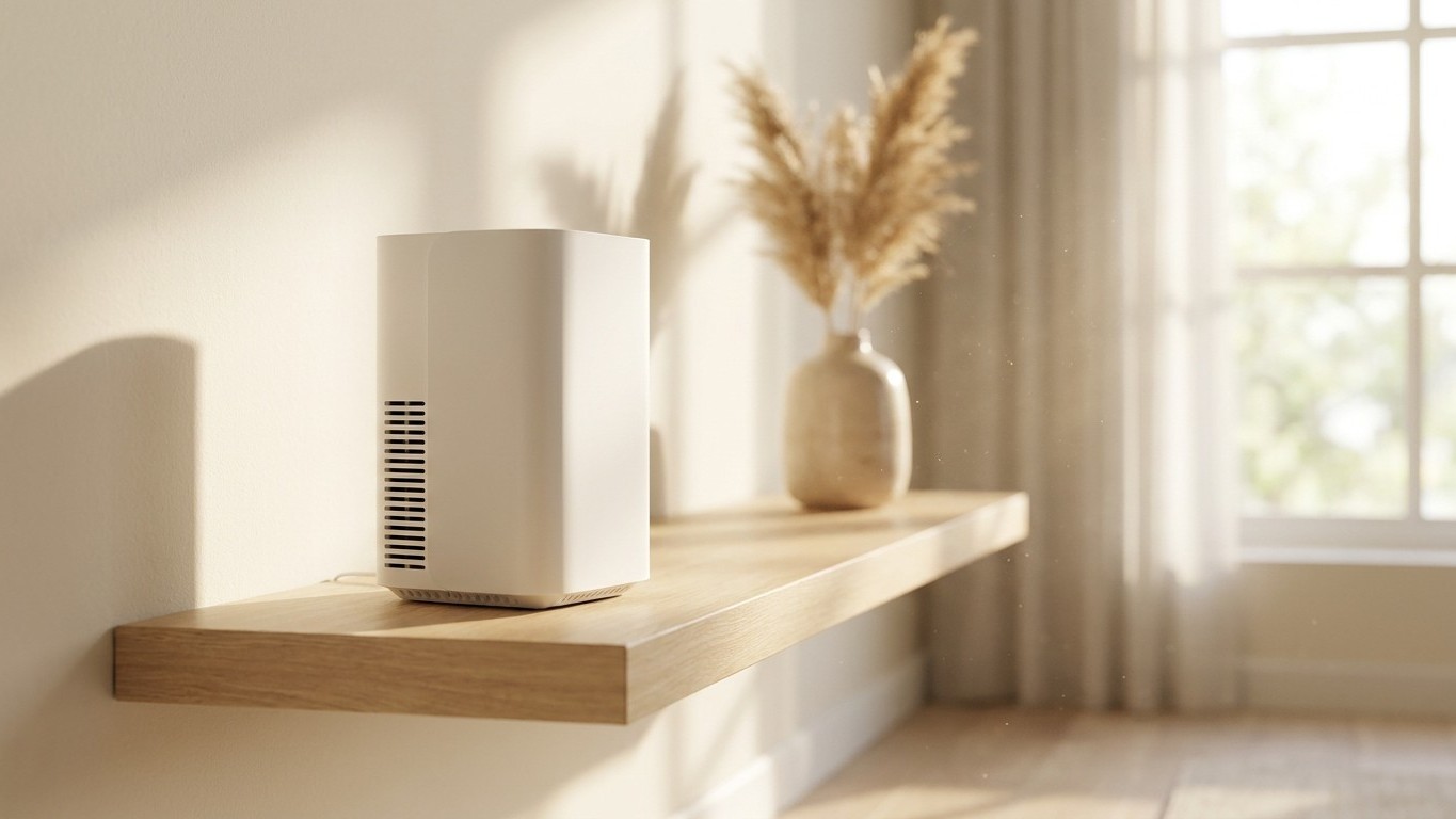 J'ai surélevé ma box de quelques centimètres juste pour faire de la place : depuis, plus une seule coupure de Wi-Fi même e...