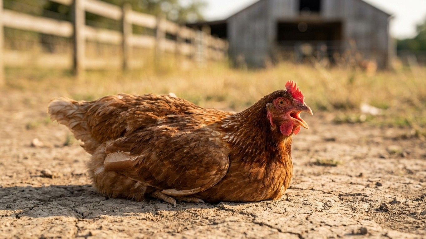 « Je croyais que mes poules géraient seules la chaleur » : quand j'ai vu ce signe, le vétérinaire m'a dit de foncer
