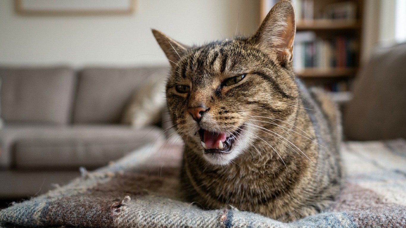 « Je pensais qu'il avait juste trop couru » : le jour où j'ai vu mon chat haleter gueule ouverte, le véto m'a dit de foncer