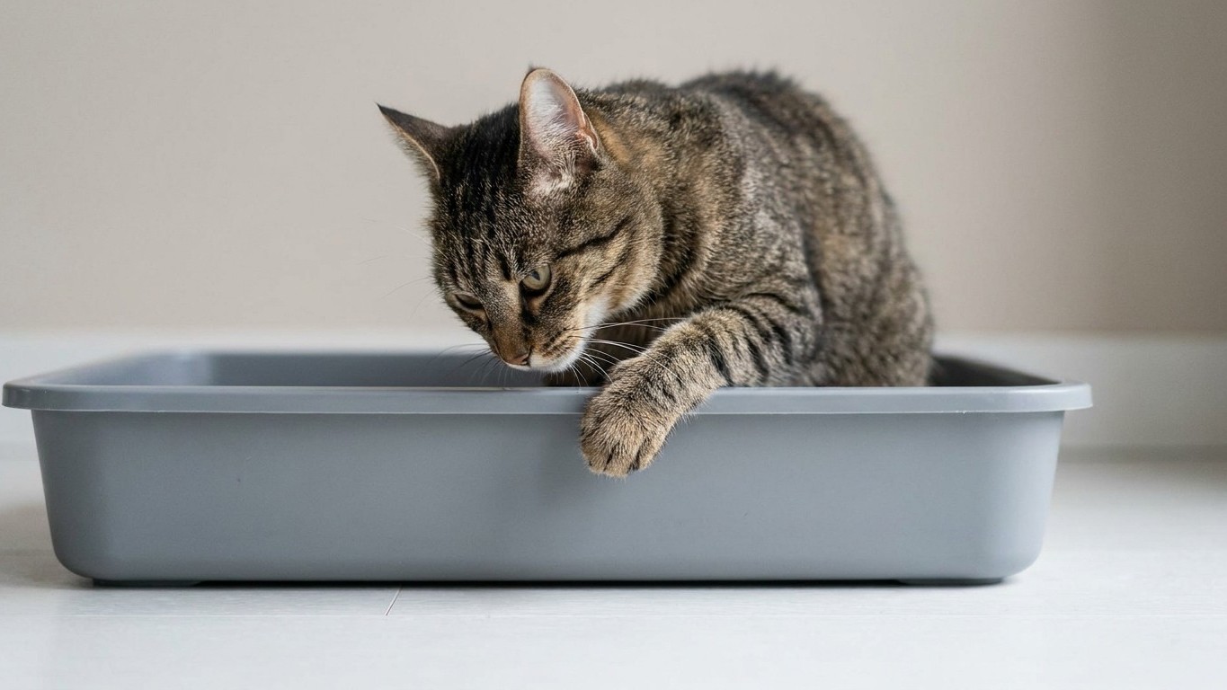« Je pensais qu'il était juste maladroit » : pourquoi un chat qui gratte les parois du bac lance en réalité un message précis