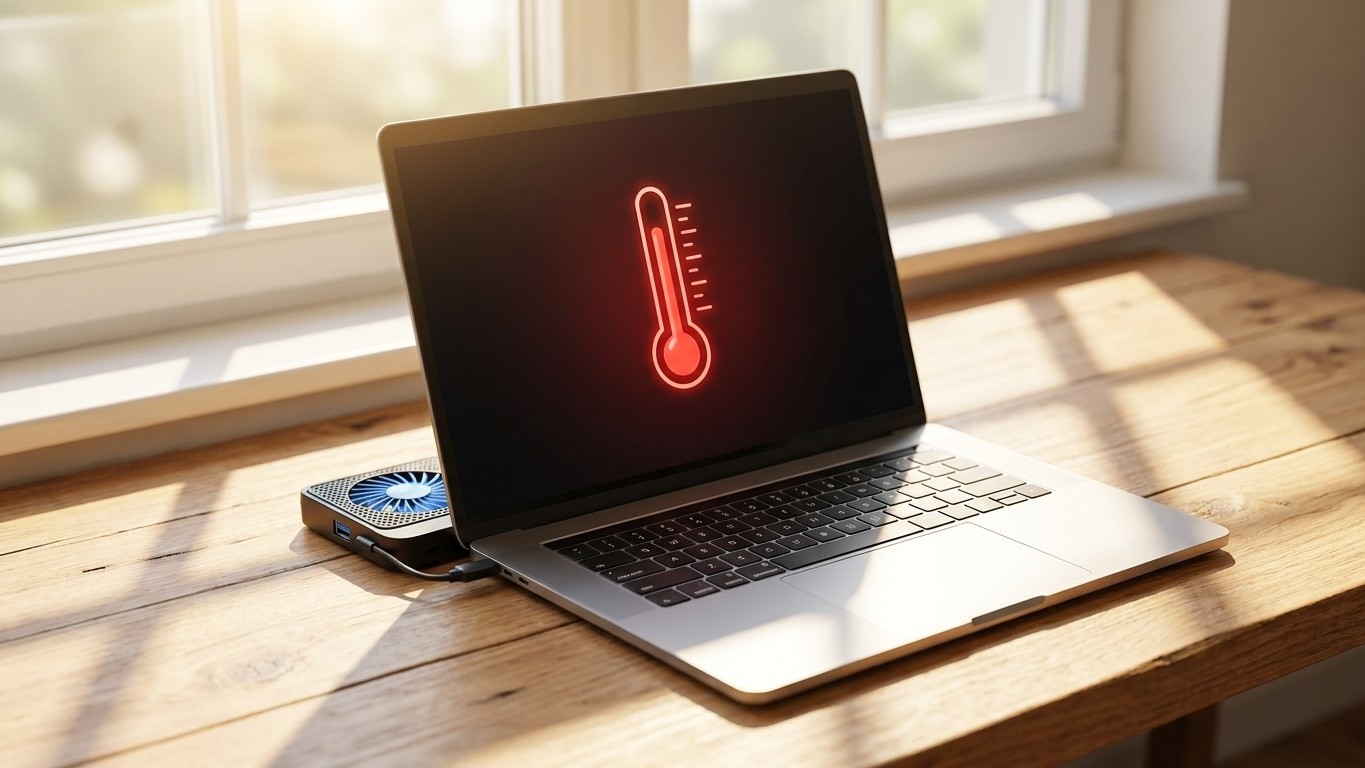 Protéger son ordinateur portable de la chaleur estivale : ventilation, support et gestes préventifs