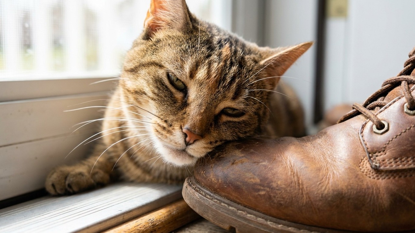 Si votre chat frotte toujours son museau sur vos chaussures quand vous rentrez, ce n'est pas un hasard : il lit ce que vou...