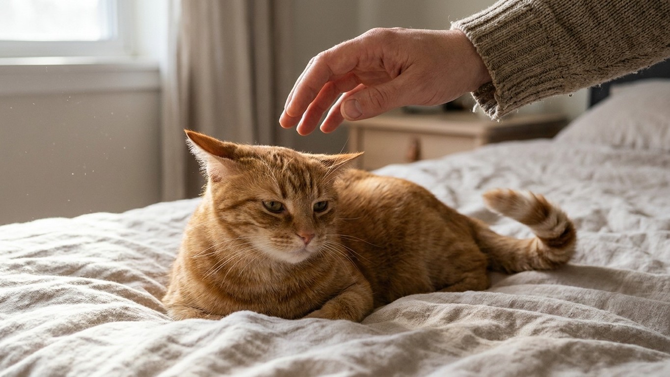 Votre chat mordille votre main pendant la caresse : ce n'est pas un caprice, c'est un seuil que peu de maîtres voient venir