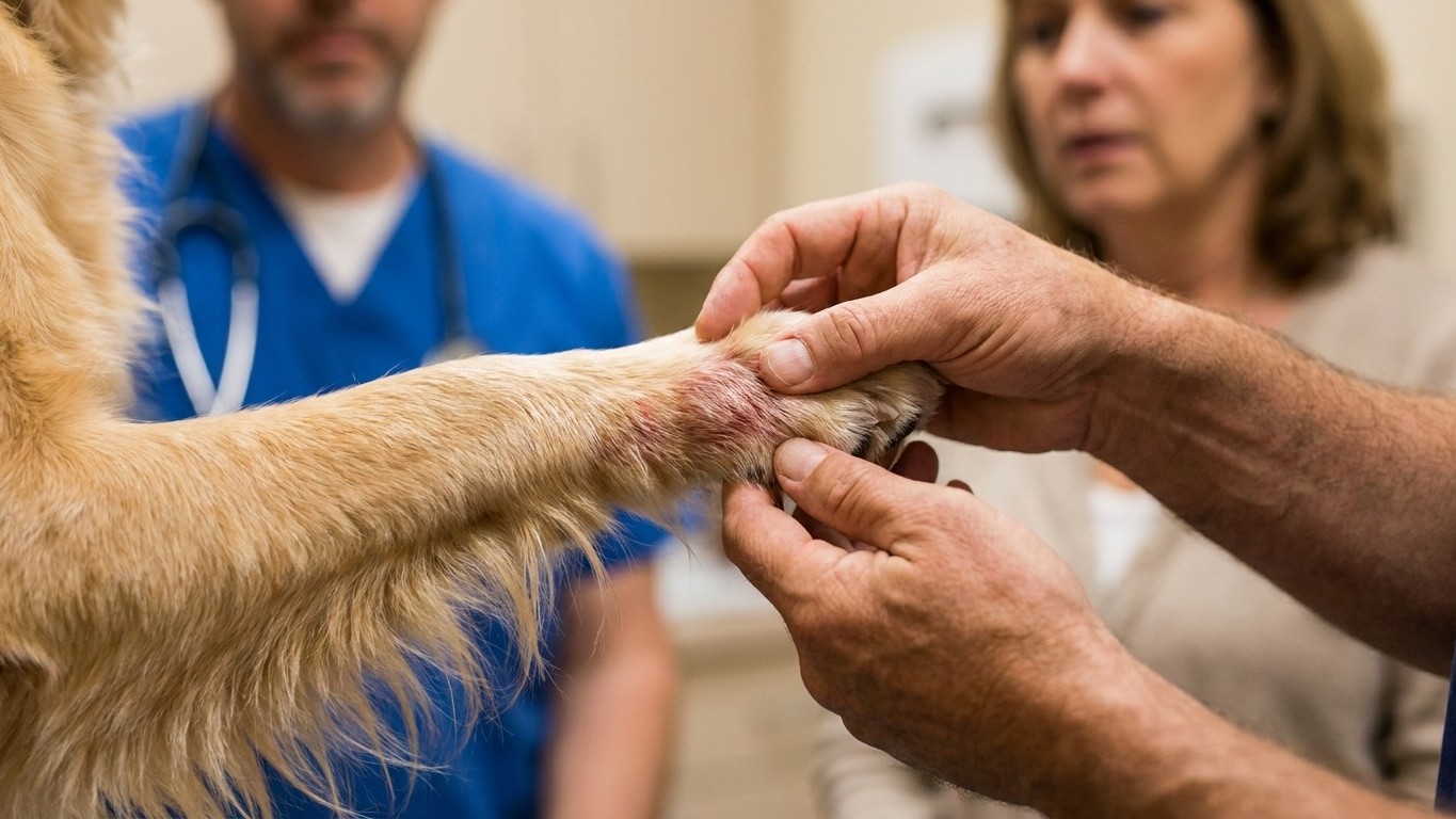 Votre chien se secoue la tête et se lèche la patte après la promenade : ce n'est pas une simple gêne, c'est peut-être une ...