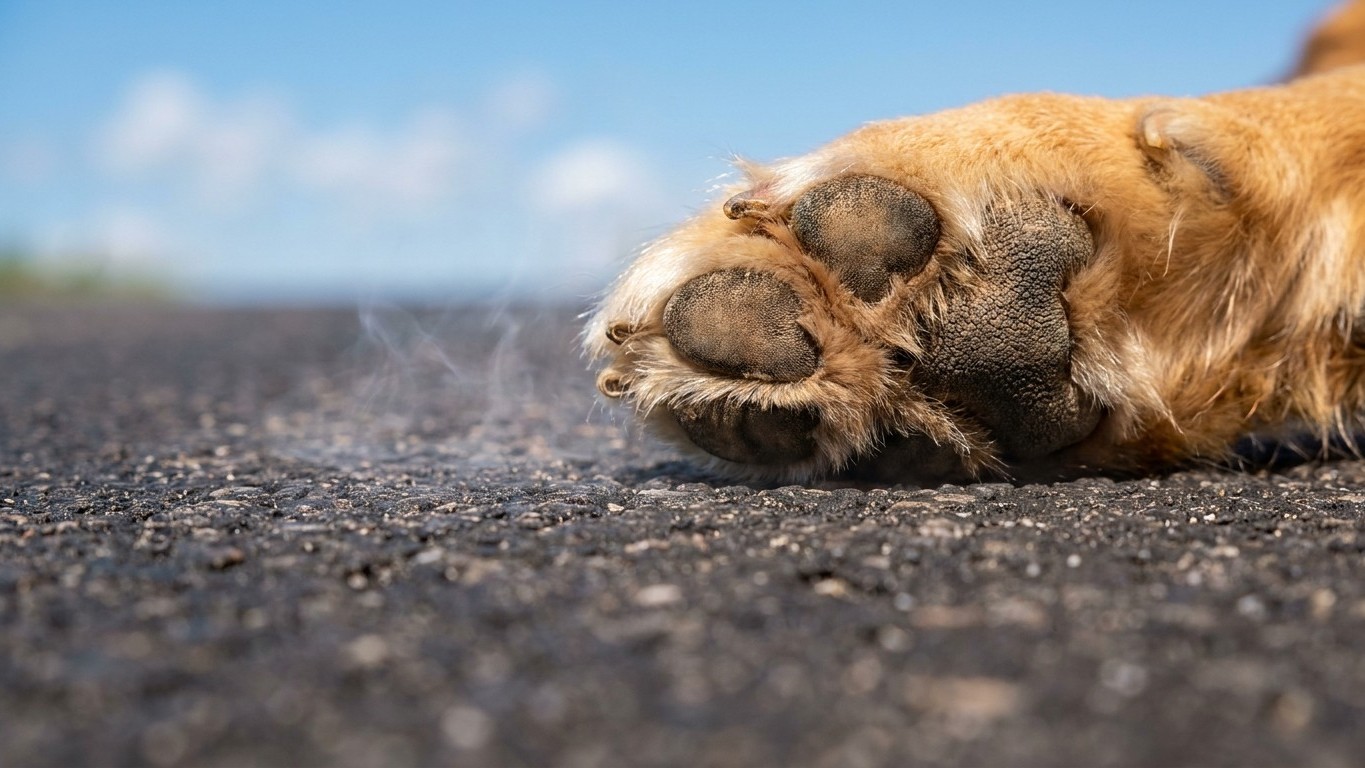 Votre chien traverse le bitume par 30°C ? Ce n'est pas une simple gêne que risquent ses coussinets