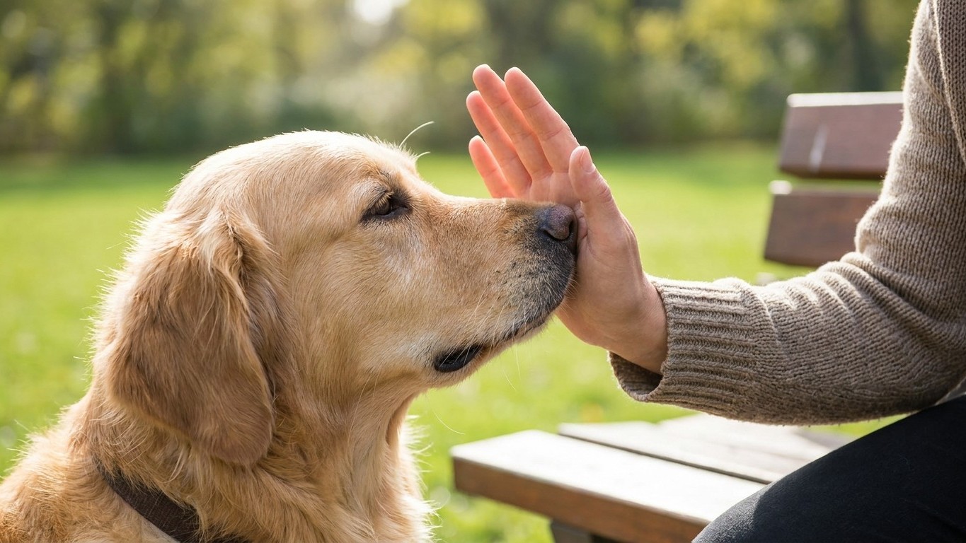 Votre chien vous donne des coups de museau à répétition : ce n'est pas un caprice, c'est un geste hérité de sa vie de chiot