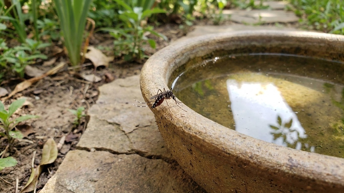 Vous laissez une gamelle d'eau dehors pour votre animal ? En pleine saison du moustique tigre, ce n'est pas qu'une eau cro...