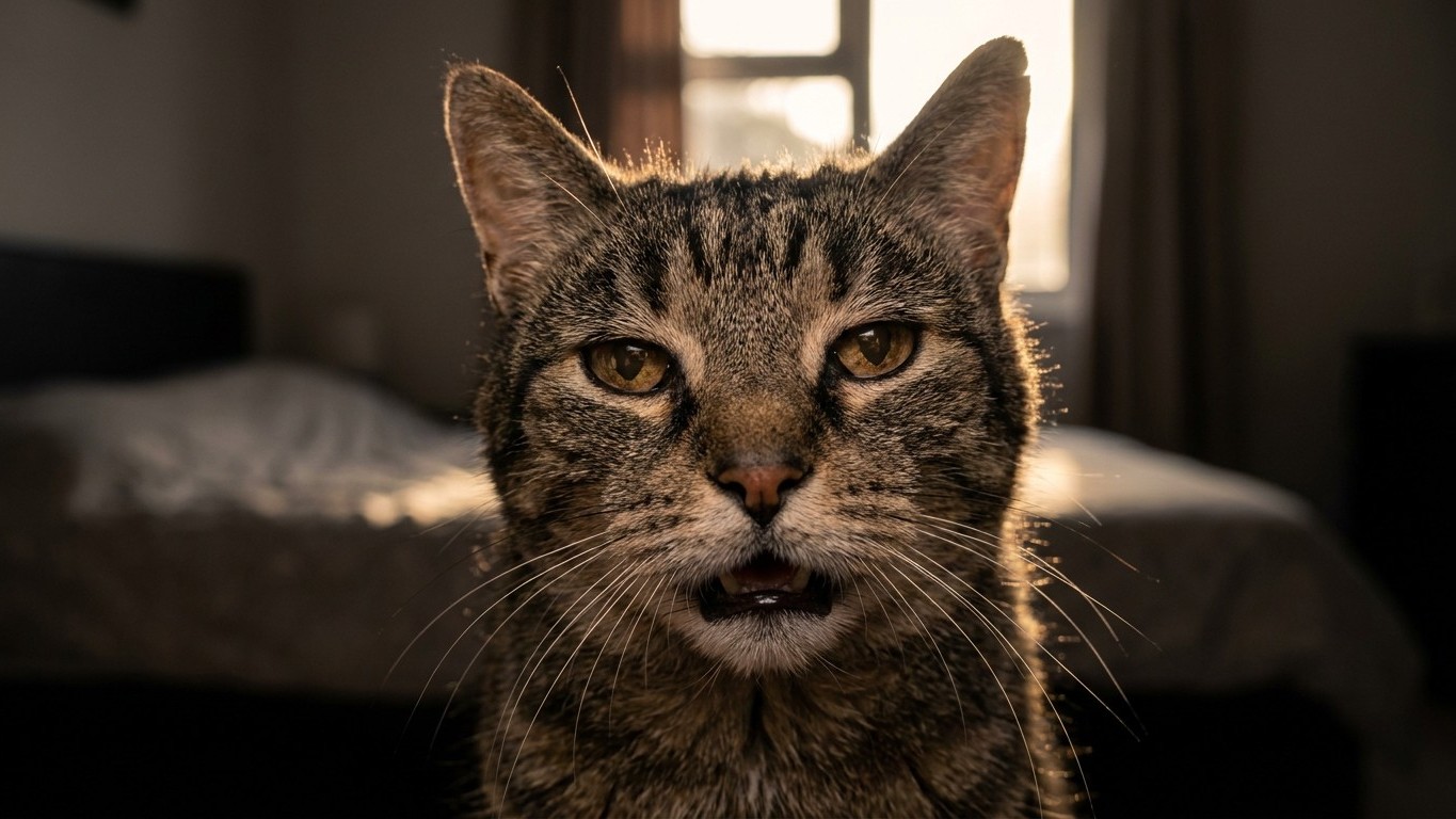 J'ai laissé mon chat miauler la nuit pendant des mois en pensant qu'il vieillissait : quand le véto a dosé une seule hormo...