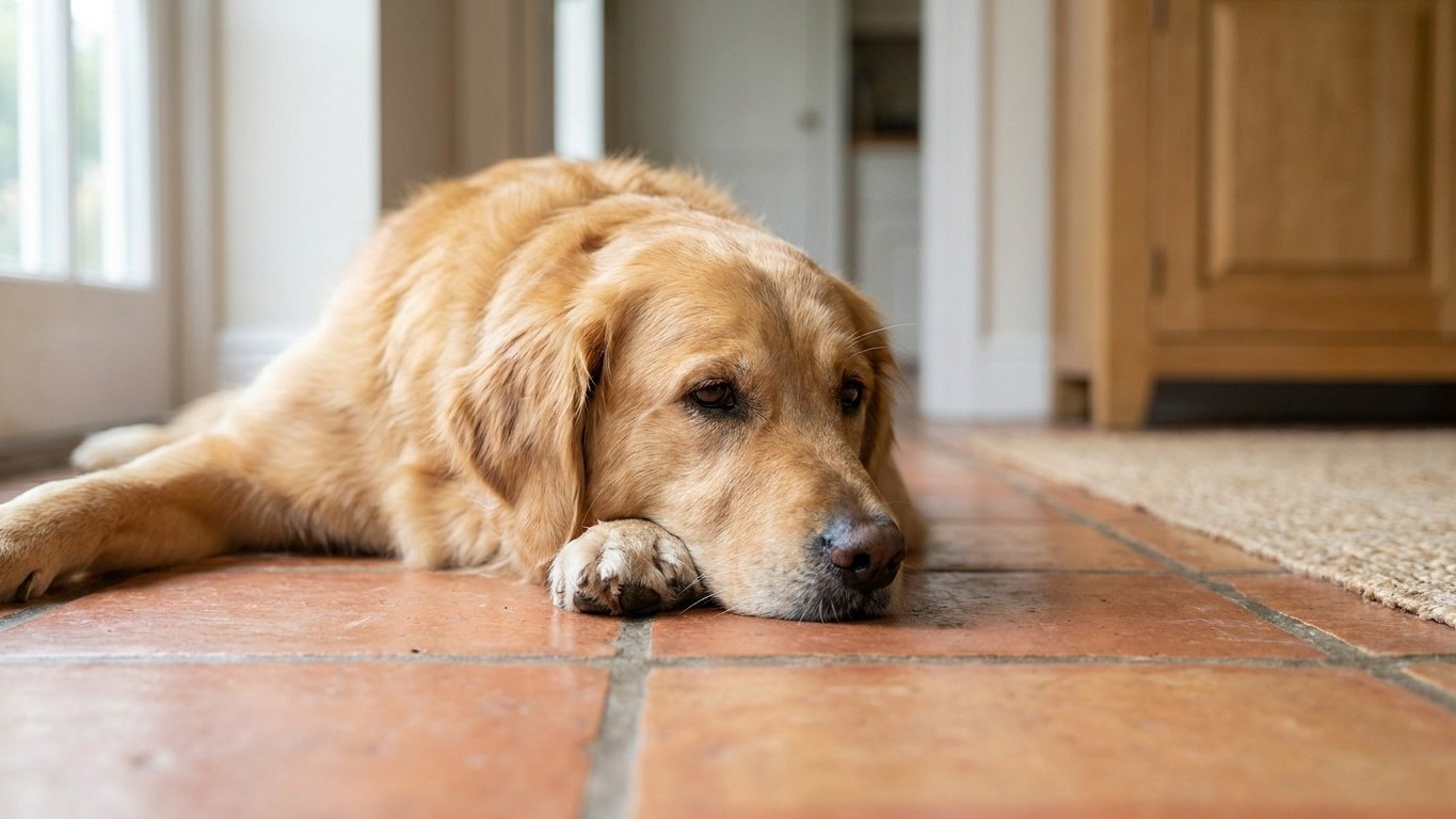 Mon chien vomit en jet et n'a plus rien laissé dans le jardin depuis deux jours et ce n'est pas une gastro