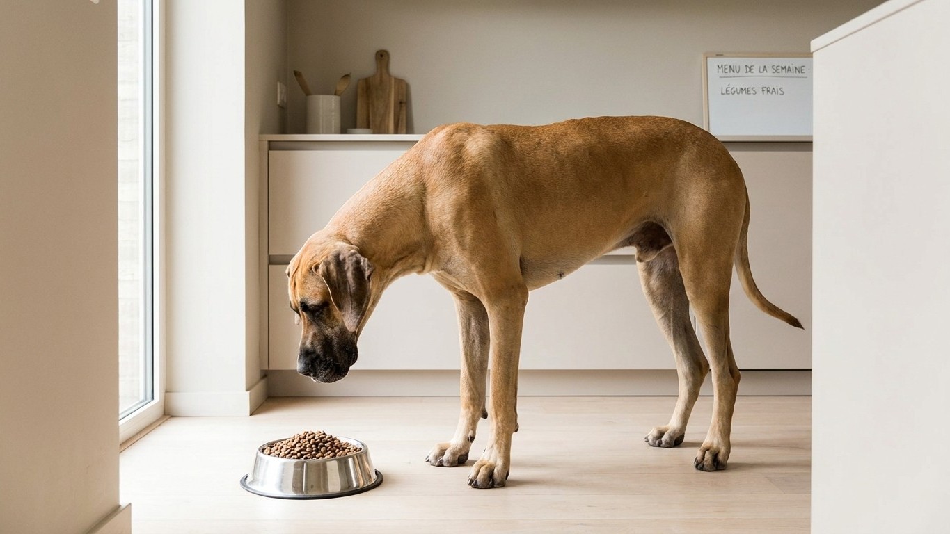 Mon voisin fait attendre son dogue une heure avant de remplir sa gamelle et ce n'est pas une question de discipline