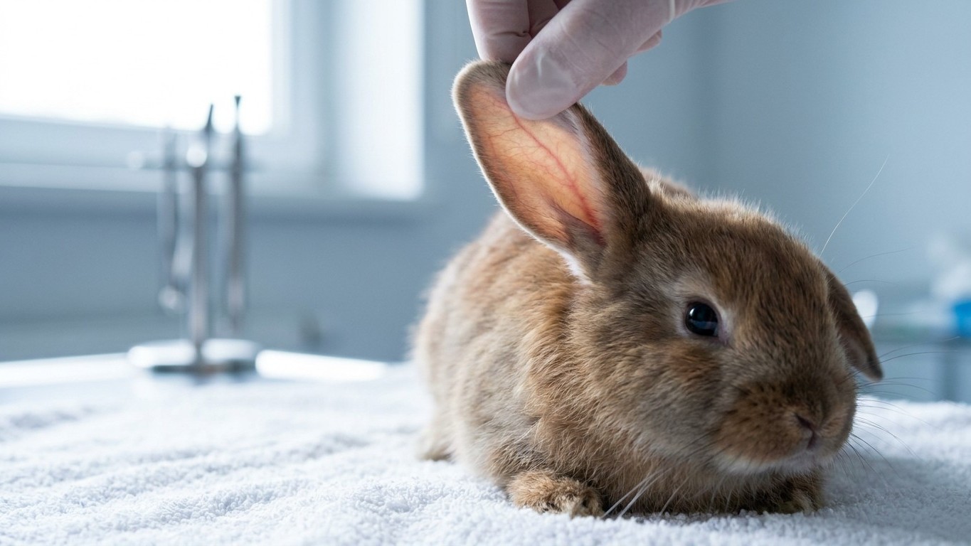 Posez deux doigts sur les oreilles de votre lapin nain en pleine chaleur : c'est le test que les vétérinaires font en premier