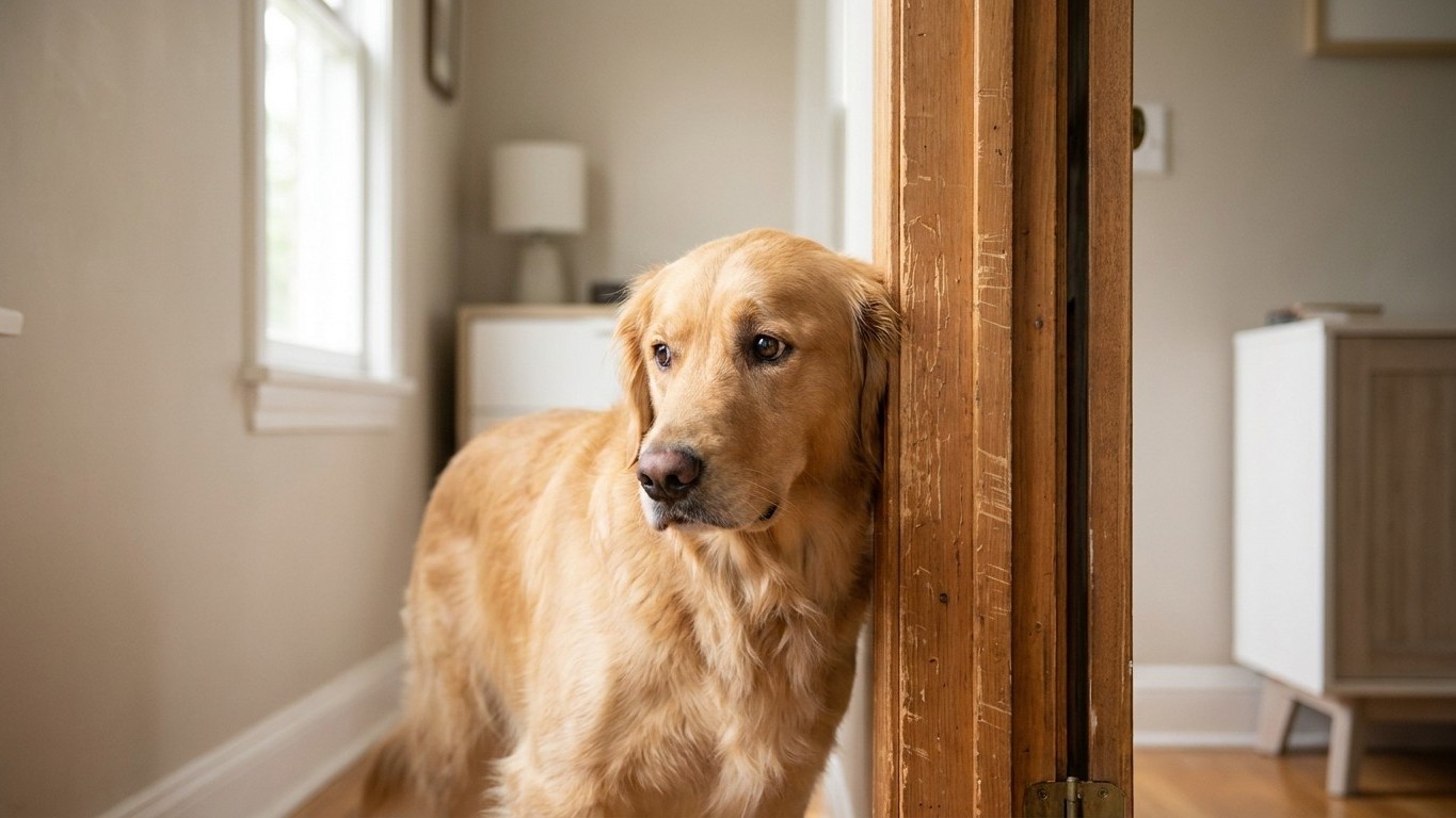 Votre chien aboie et arrache la porte dès que vous partez travailler : ce n'est pas de la vengeance, c'est ce qu'il n'arri...