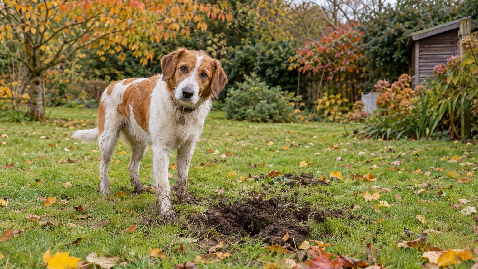 Chien qui creuse des trous dans le jardin : les 5 causes et les solutions qui marchent vraiment